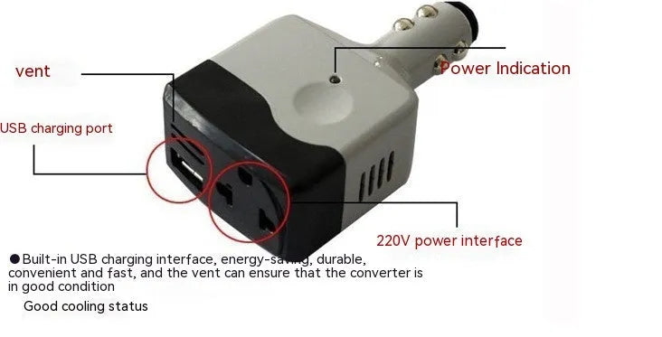011C car charger transformer with USB port for mobile phone charging from cigarette lighter socket