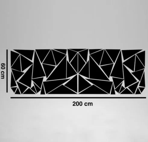 200x60cm car waistline modification sticker in one of five colour options