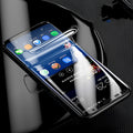 Purple packaged hydrogel curved screen protector for Samsung Galaxy phones