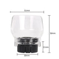 Transparent plastic safety cover for Delta grinding equipment with 17.5-19mm thread port