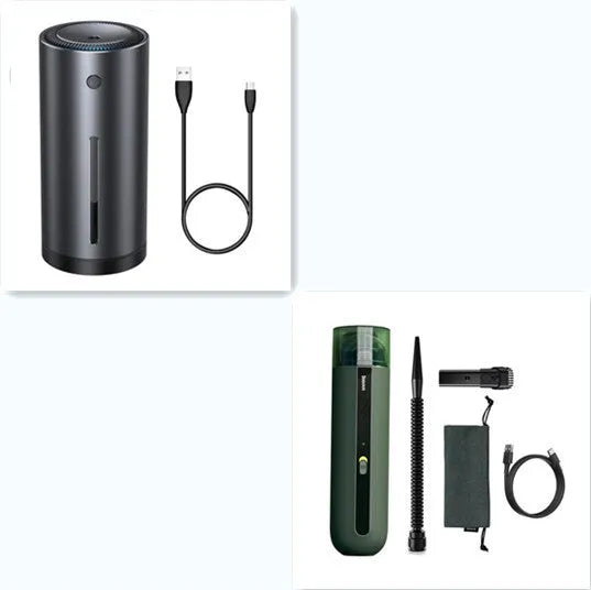 Baseus wireless handheld car vacuum cleaner with blowing hose and HEPA filter