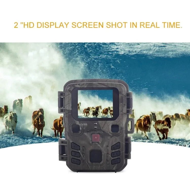 Black plastic infrared night vision security monitoring device with camera lens.