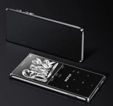Portable sports MP3 music player with 2.4-inch touch screen in black, silver, blue, or red colour options