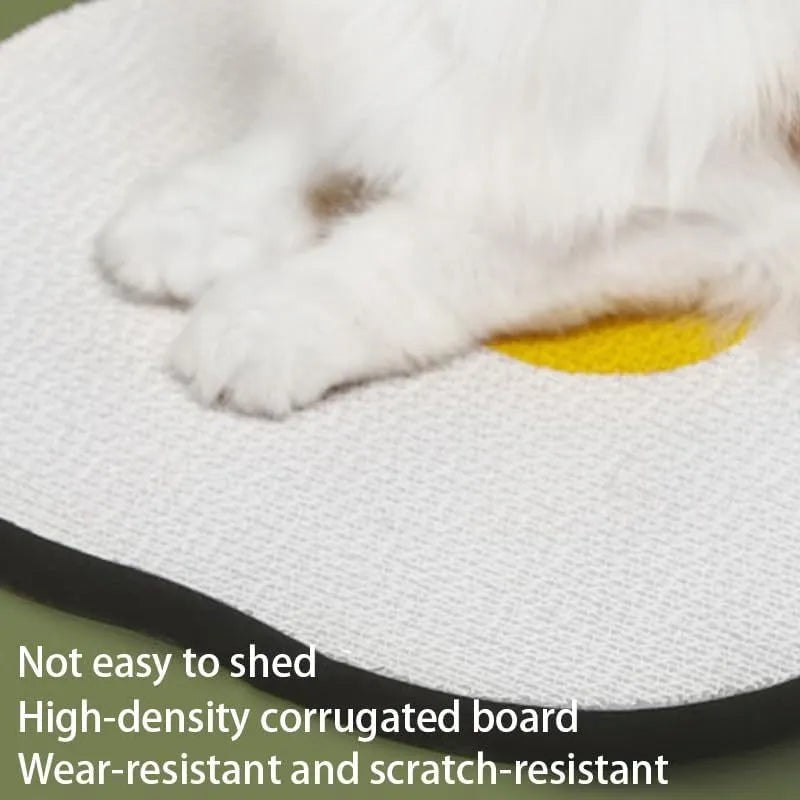 Wall mounted cat scratching board in four colour options measuring 40x37.3cm