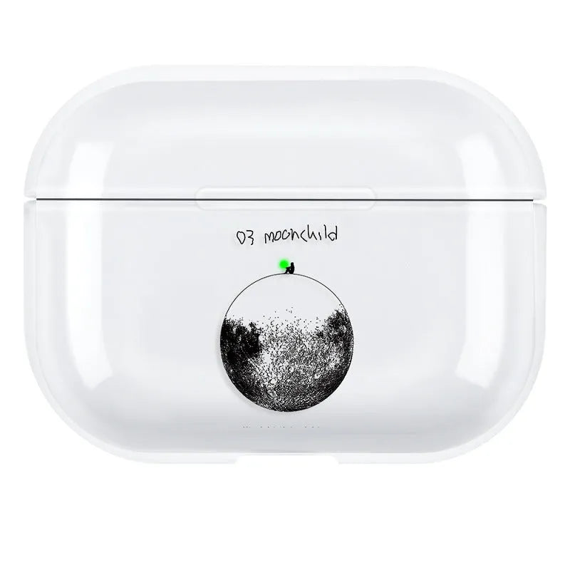 Simple solid colour PC protective shell case for AirPods Pro 3rd Generation charging case.
