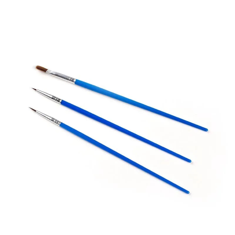 Hand-painted abstract digital oil painting of blue flowers and birds on linen canvas 40x50cm