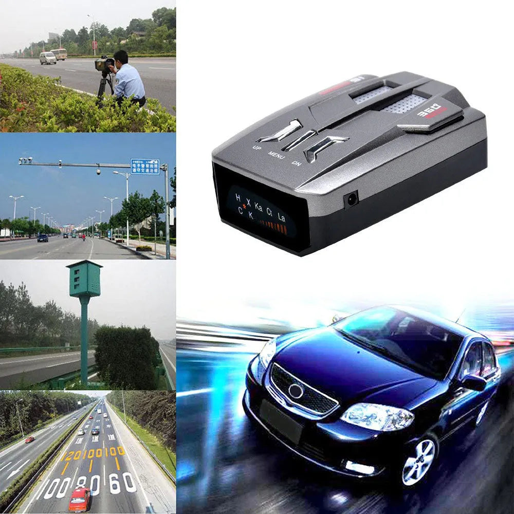 Radar speedometer with digital tube LED display and USB 2.0 interface for security systems