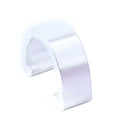 Aluminium alloy C-shaped buckle in eight colours, showing 10.2mm by 13mm size.