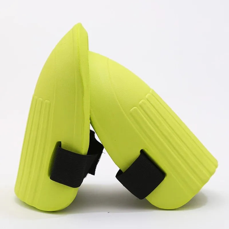 EVA knee pads for garden work in black, green, yellow colour options