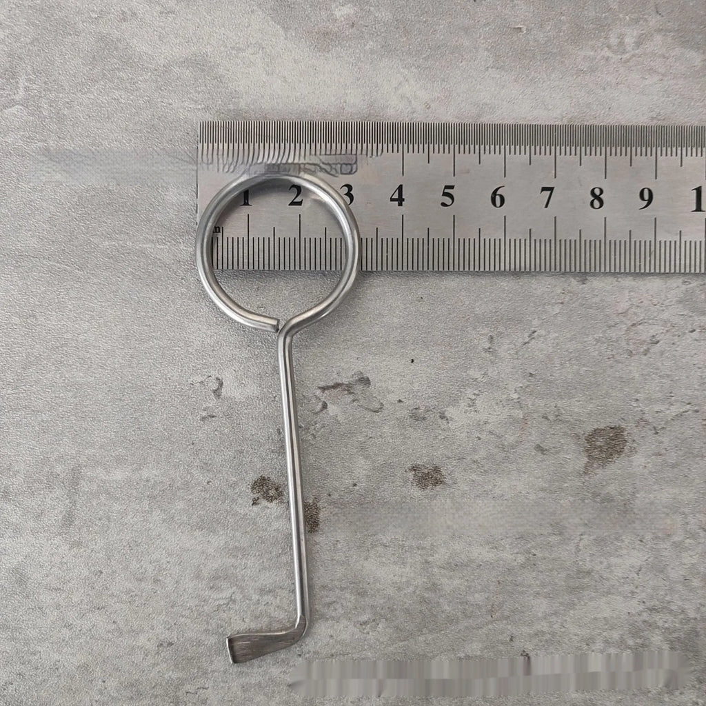 Two alloy wrench tools from portable household maintenance set