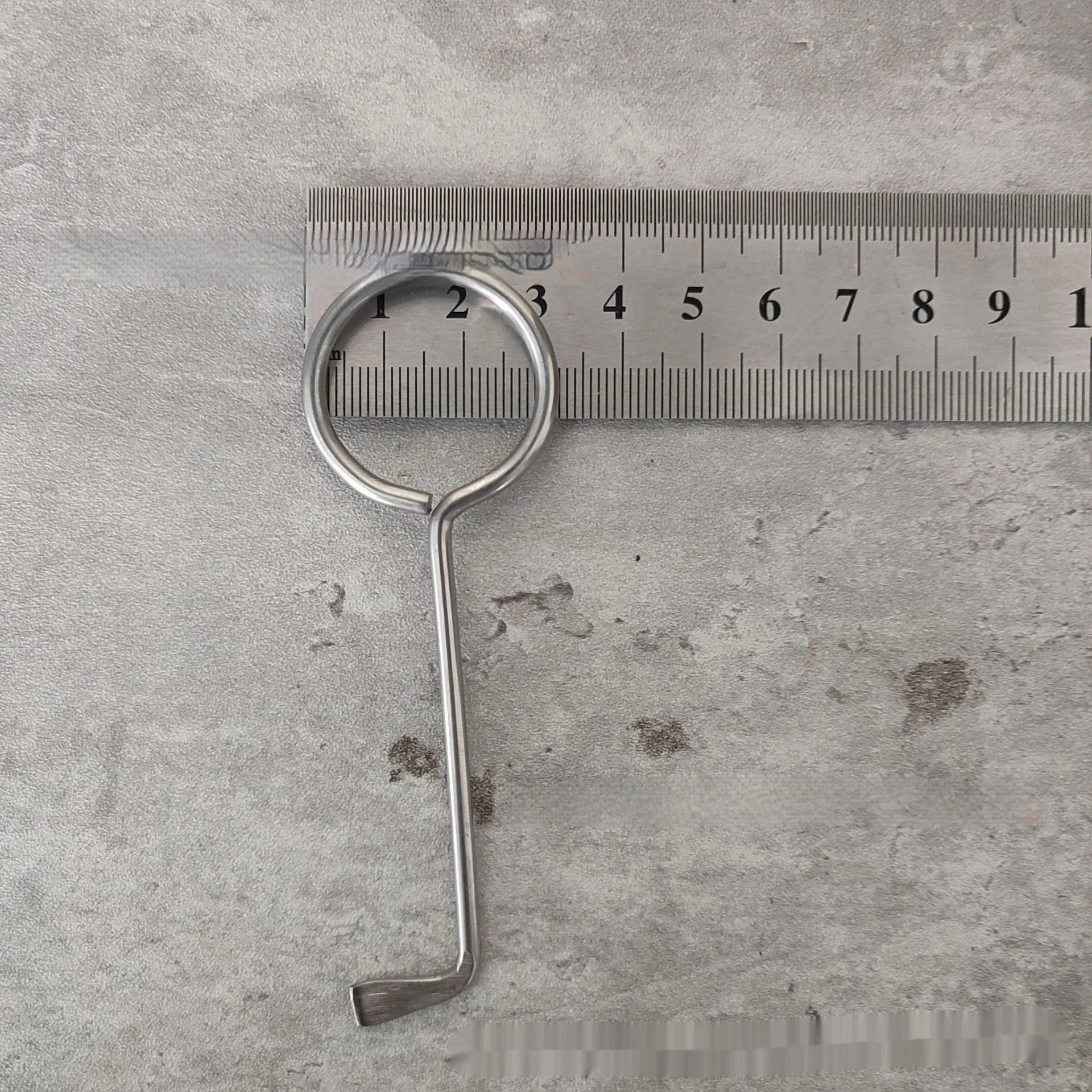 Two alloy wrench tools from portable household maintenance set