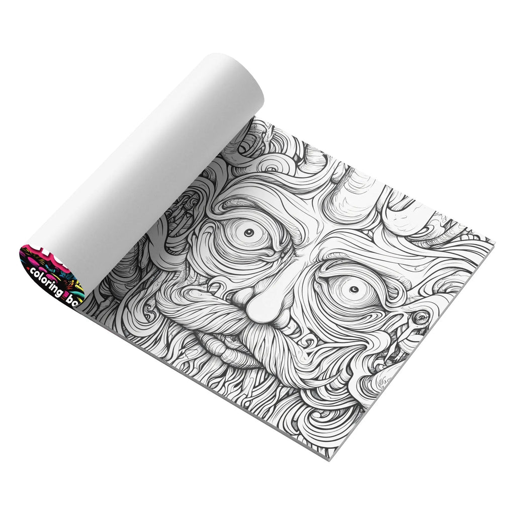 A4 Creative Painting Book with Acid Tour yellow cover, 200mm long.