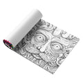 A4 Creative Painting Book with Acid Tour yellow cover, 200mm long.