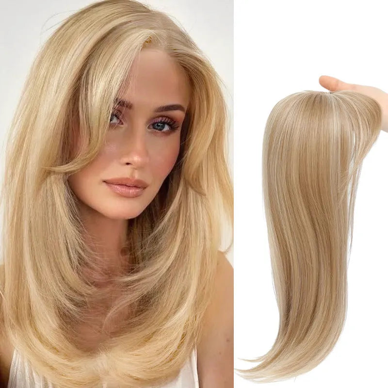 Synthetic high temperature fibre wig hairpiece with inner buckle clip system in one of six colour styles