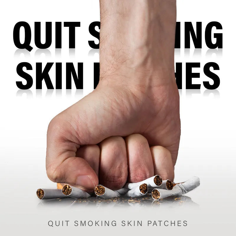 30 plant extract nicotine patches in box for smoking cessation