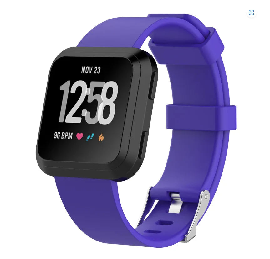 Fitbit Versa Lite replacement wrist strap in large size with 14 colour options