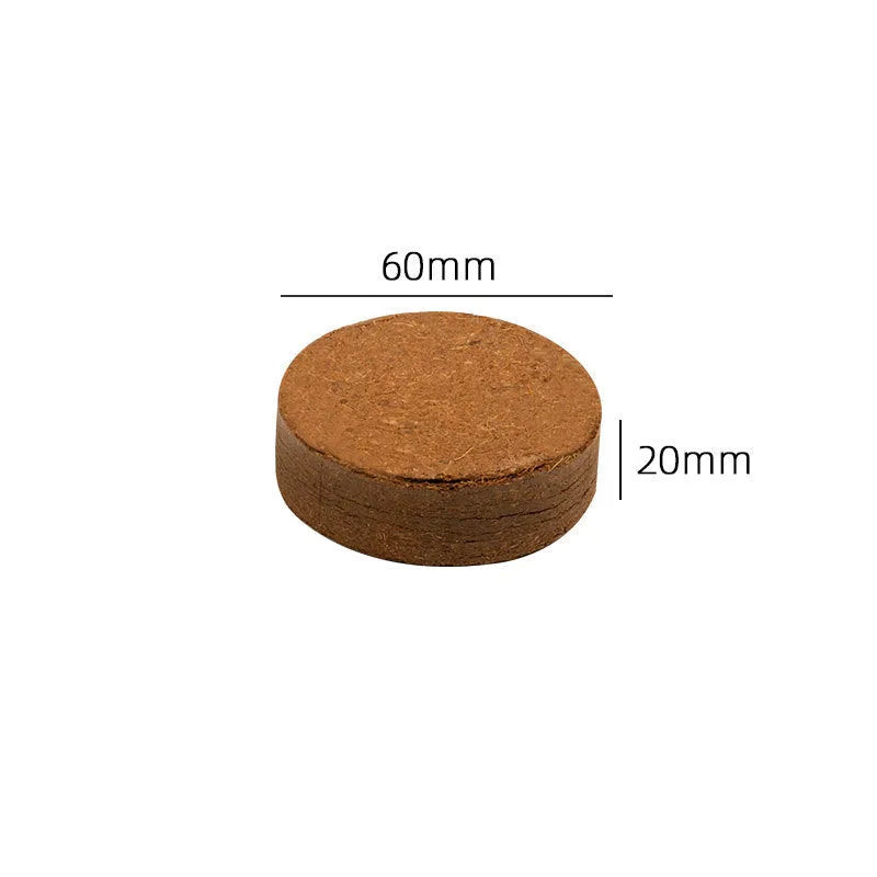 Nutrient soil medium vegetable planting and seedling blocks with various size specifications