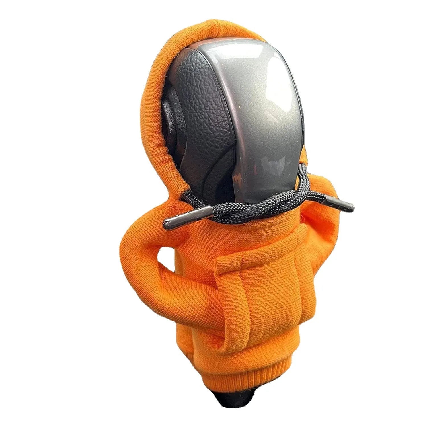 Cloth car gear shift knob cover in multiple colours, shown with 13cm by 8cm dimensions.