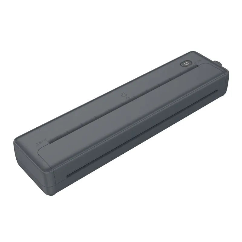 Black A4 Bluetooth wireless printer with USB connectivity for mobile phone and computer text printing