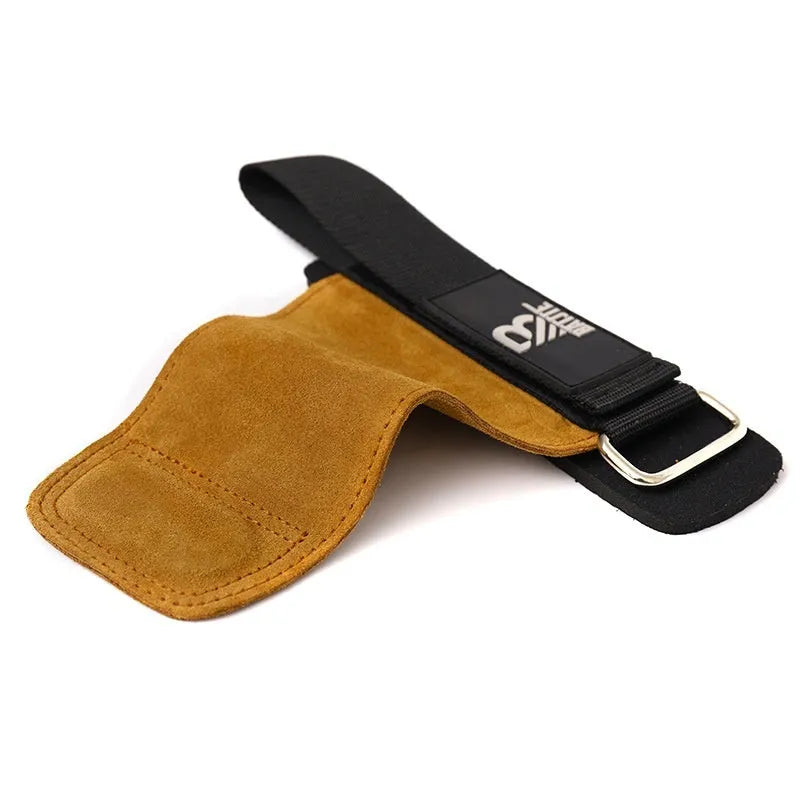 Brown wrist protectors for pull-up and horizontal bar fitness training