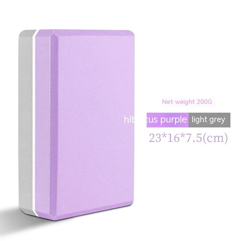 EVA foam yoga block in various colours for dance and fitness support