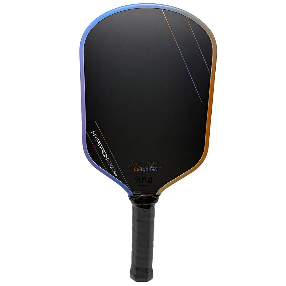 Aurora Multicolor Hyperion 3s pickleball racket with T700 carbon fibre construction and matte finish