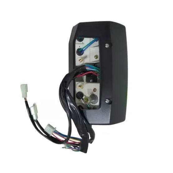 Black alloy motorcycle speedometer suitable for CGL125 with glass lens and cable port