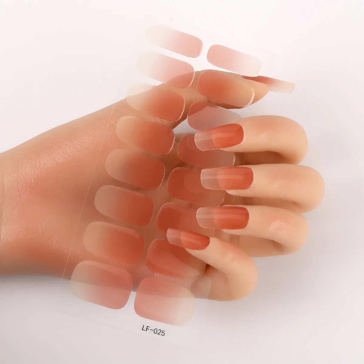 16 solid colour full nail stickers set with European and American simple designs including cross, rose, tulip patterns