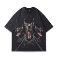 Men's character print summer t-shirt in pure cotton with loose fit and short sleeves