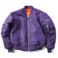 Men's American workwear pilot cotton-padded jacket in loose fit with double-sided nylon construction