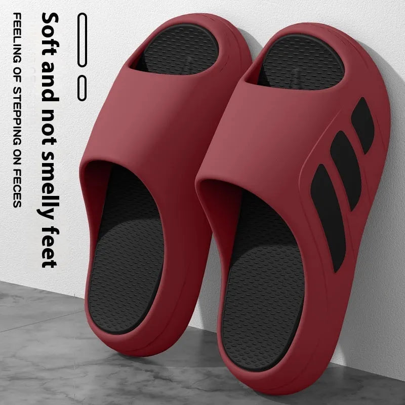 Platform slippers with EVA construction in multiple colour options