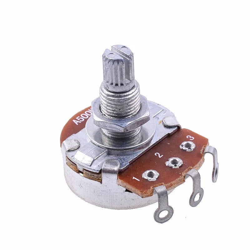 Metal electric guitar potentiometer knob replacement part for tone and volume control repair