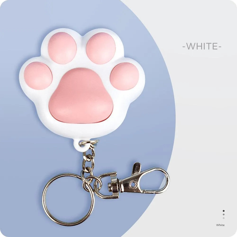 USB rechargeable infrared teaser toy for cats with keychain light function in black or pink