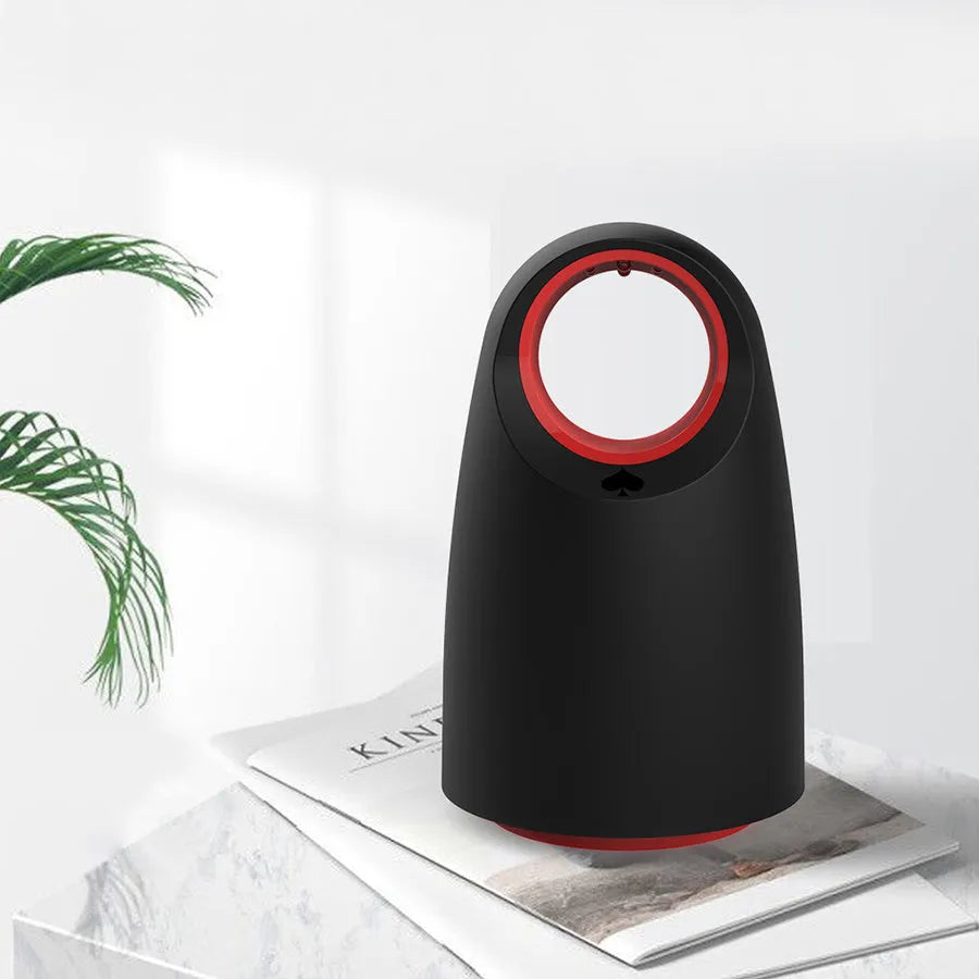 Black or white USB-powered mosquito killer with LED light for indoor insect control
