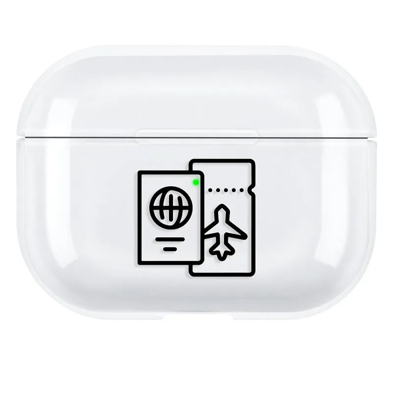 Simple solid colour PC protective shell case for AirPods Pro 3rd Generation charging case.
