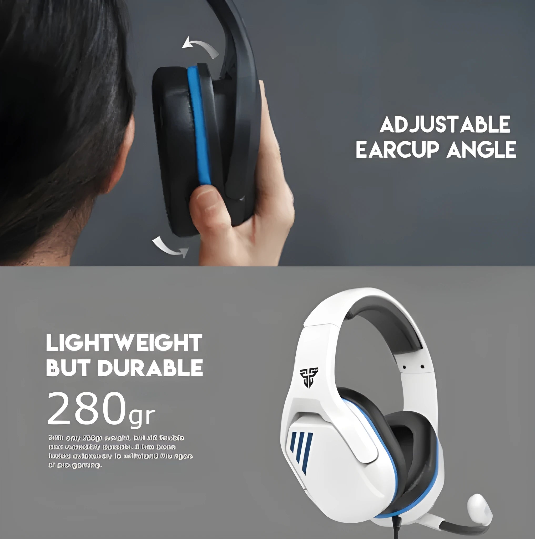 Black MH86 professional esports wired gaming headset with large ear cups and a flexible boom microphone.