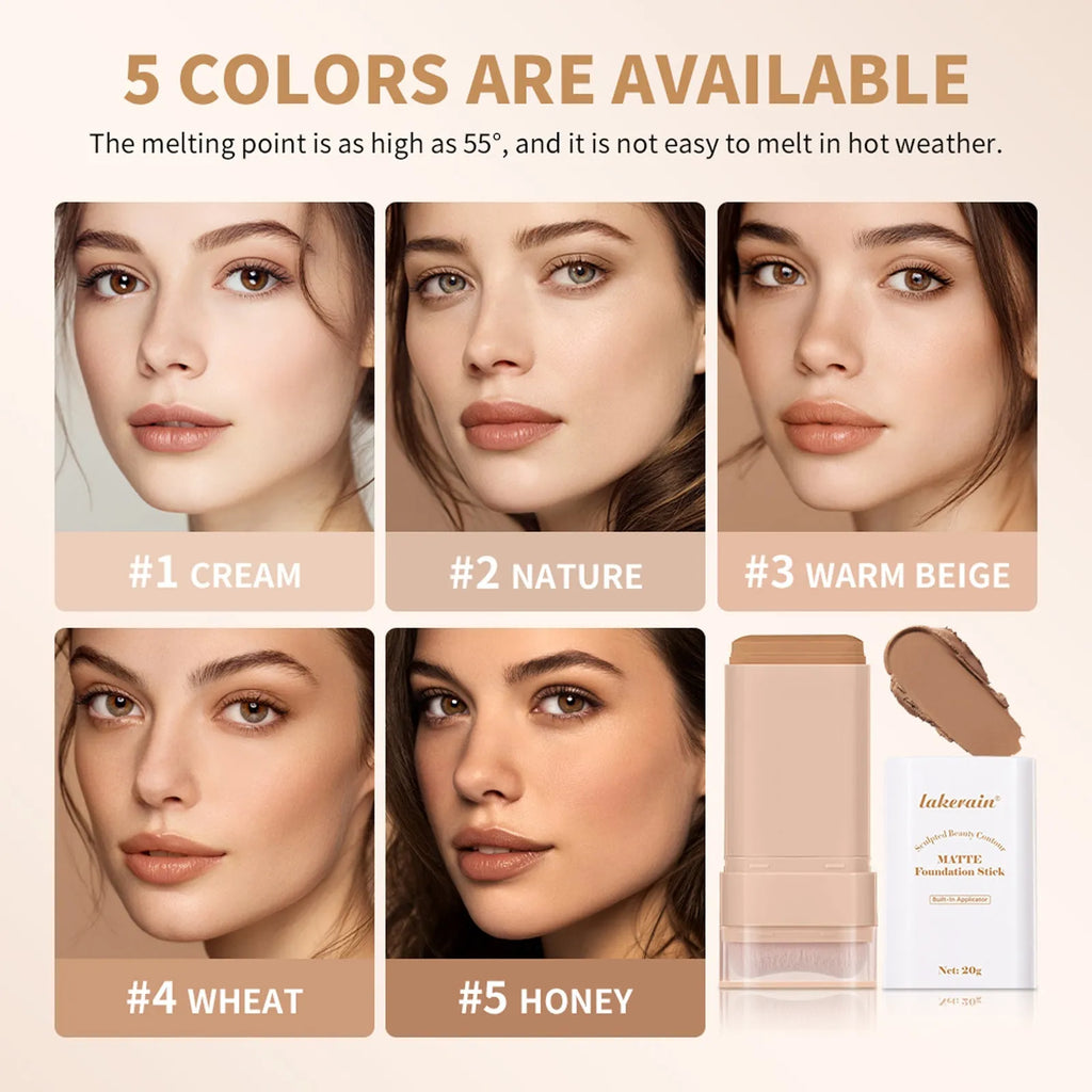 Eraser Stick Foundation Natural Nude Feel 20g buildable coverage stick for universal skin types