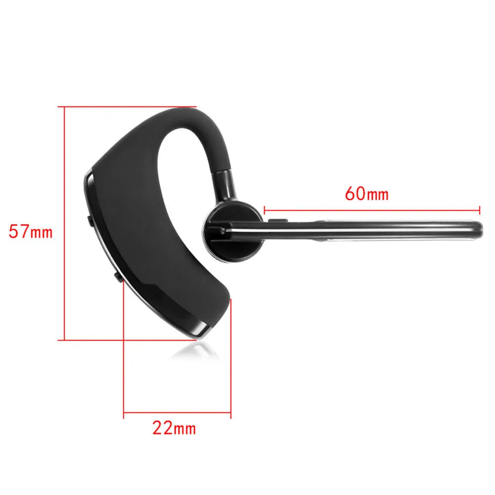 V9 Jerry Bluetooth wireless headset with ear-bud and charging cable