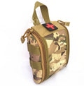 Tactical medical kit for outdoor camping and hiking with medical supplies and basic medicines
