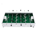 Mini foosball table in aluminium alloy with 14 players measuring 20.5 by 11.5 by 3 centimetres
