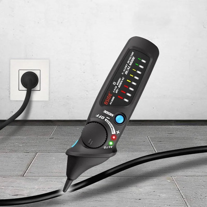 Smart sensor test pencil with round head tip for high-voltage electrical equipment testing