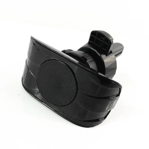 Glory black car phone holder mounted on car air vent with adjustable clamp and swivel rotation