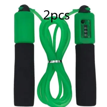 A 3-metre long skipping rope with foam handles, shown in one of 14 available colour options.