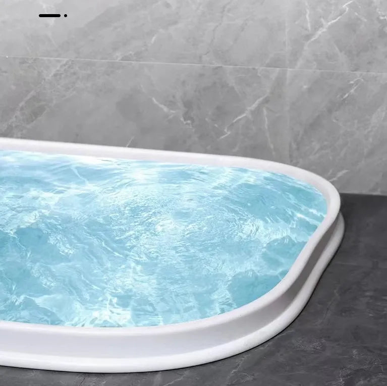 Flexible silicone bathroom water blocking strip in multiple sizes and colours for shower room waterproofing