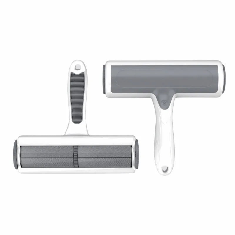 Automatic cleaning pet hair lint roller with two-way rotating sticky brush for sofa cleaning