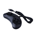 Black Sega USB PC gaming controller with 1.8-metre cable on a desk