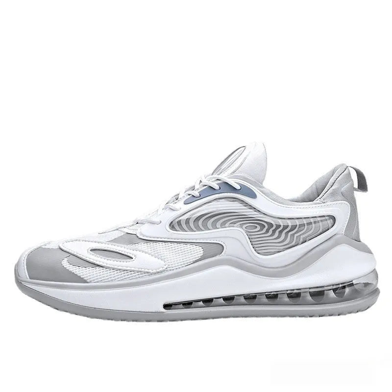 Men's summer casual shoes in Space Black colour with height increasing design and rubber sole