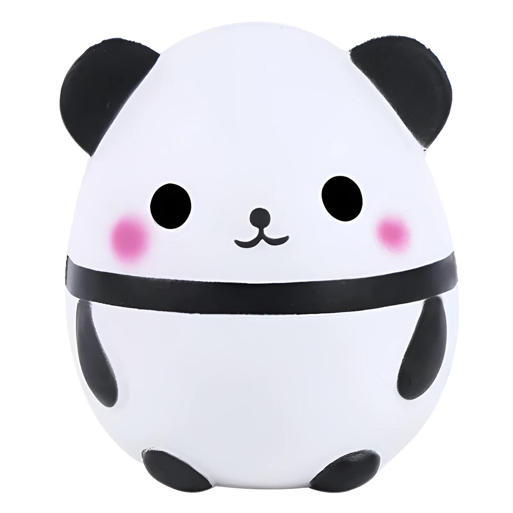 Panda-shaped decompression toy made from PU material for pinch-to-music stress relief