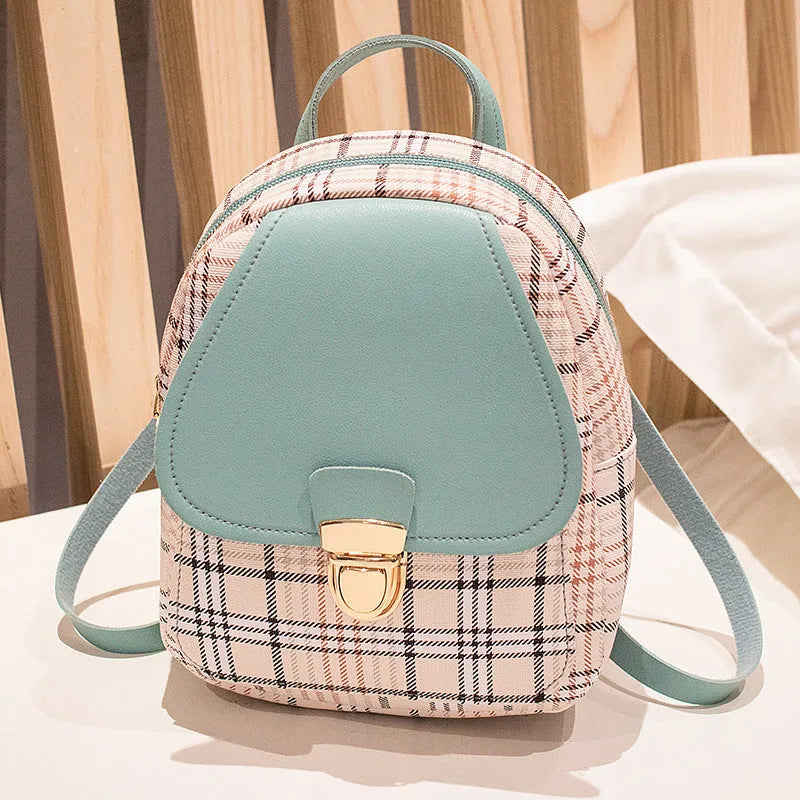 A black PU leather one shoulder diagonal crossbody phone bag for casual use.