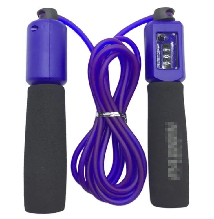 A 3-metre long skipping rope with foam handles, shown in one of 14 available colour options.